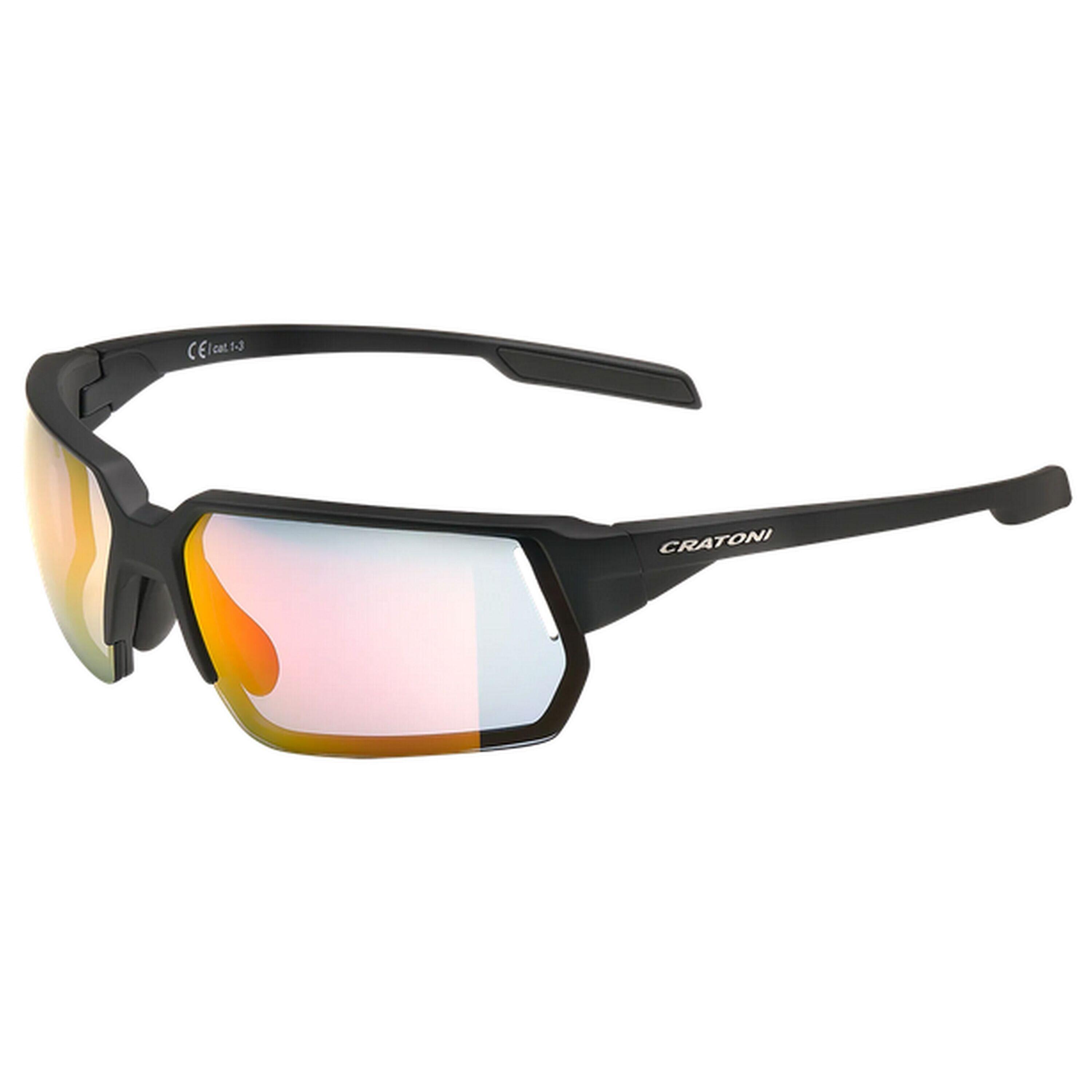 CRATONI Occhiali da ciclismo C-Lite NXT Photochromic, nero