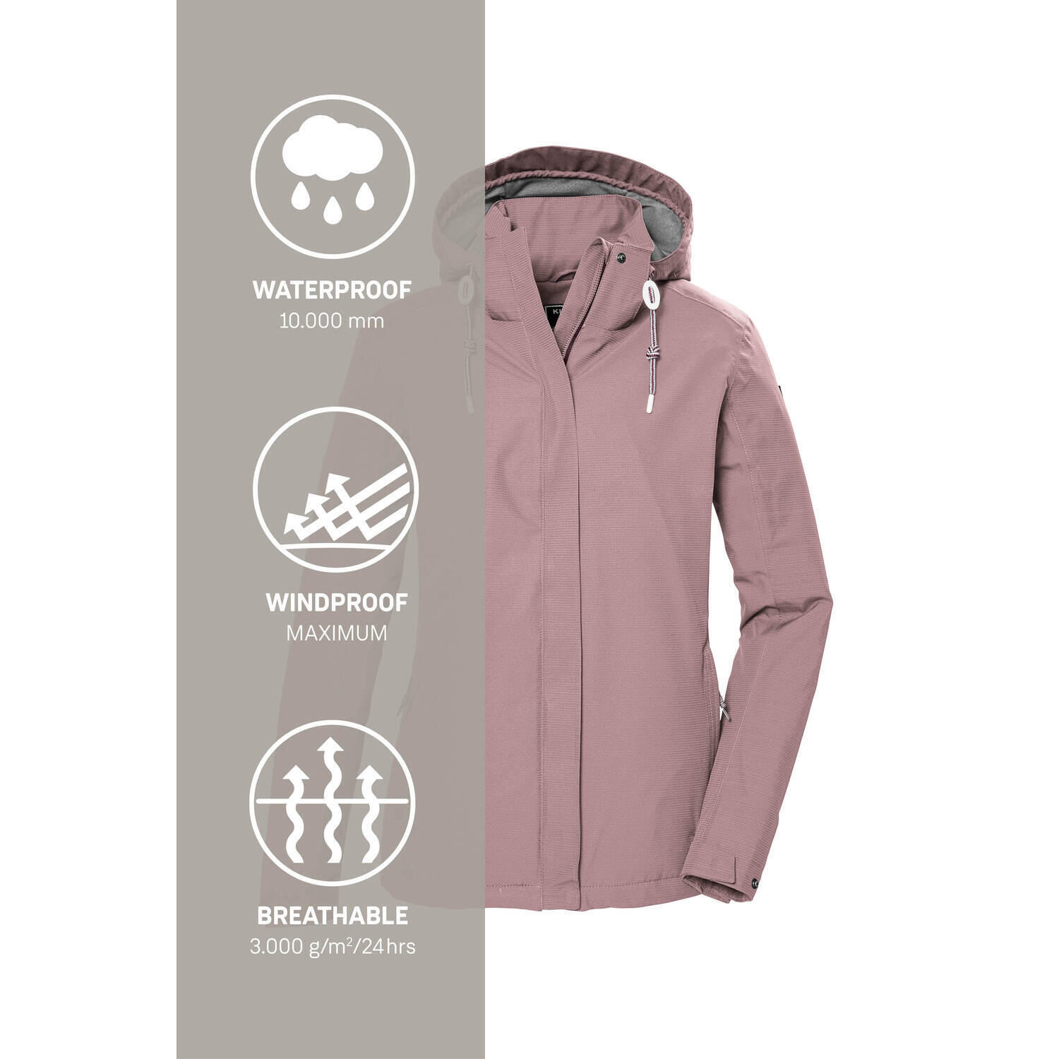 Damen Outdoorjacke KOS 61 6/7
