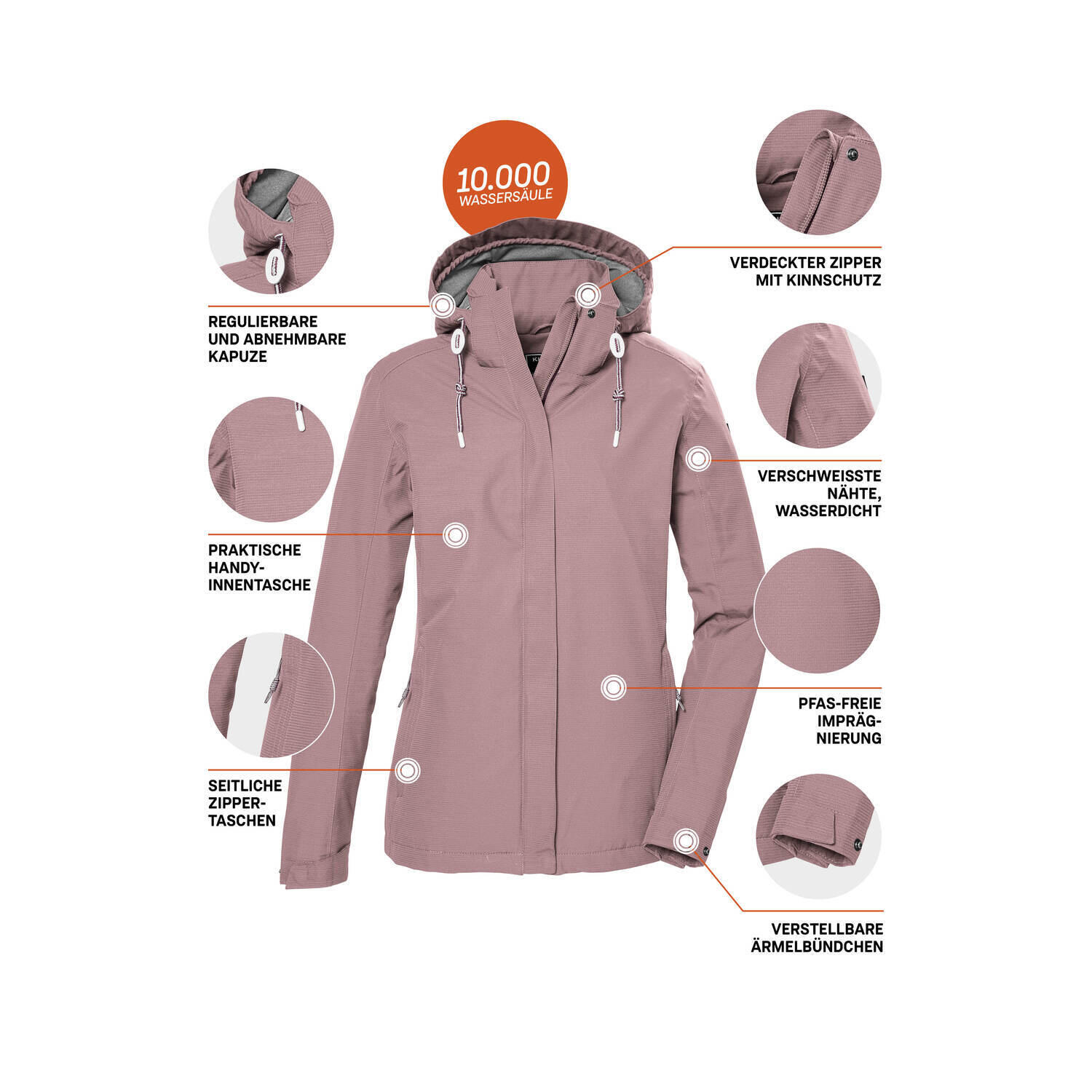Damen Outdoorjacke KOS 61 5/7