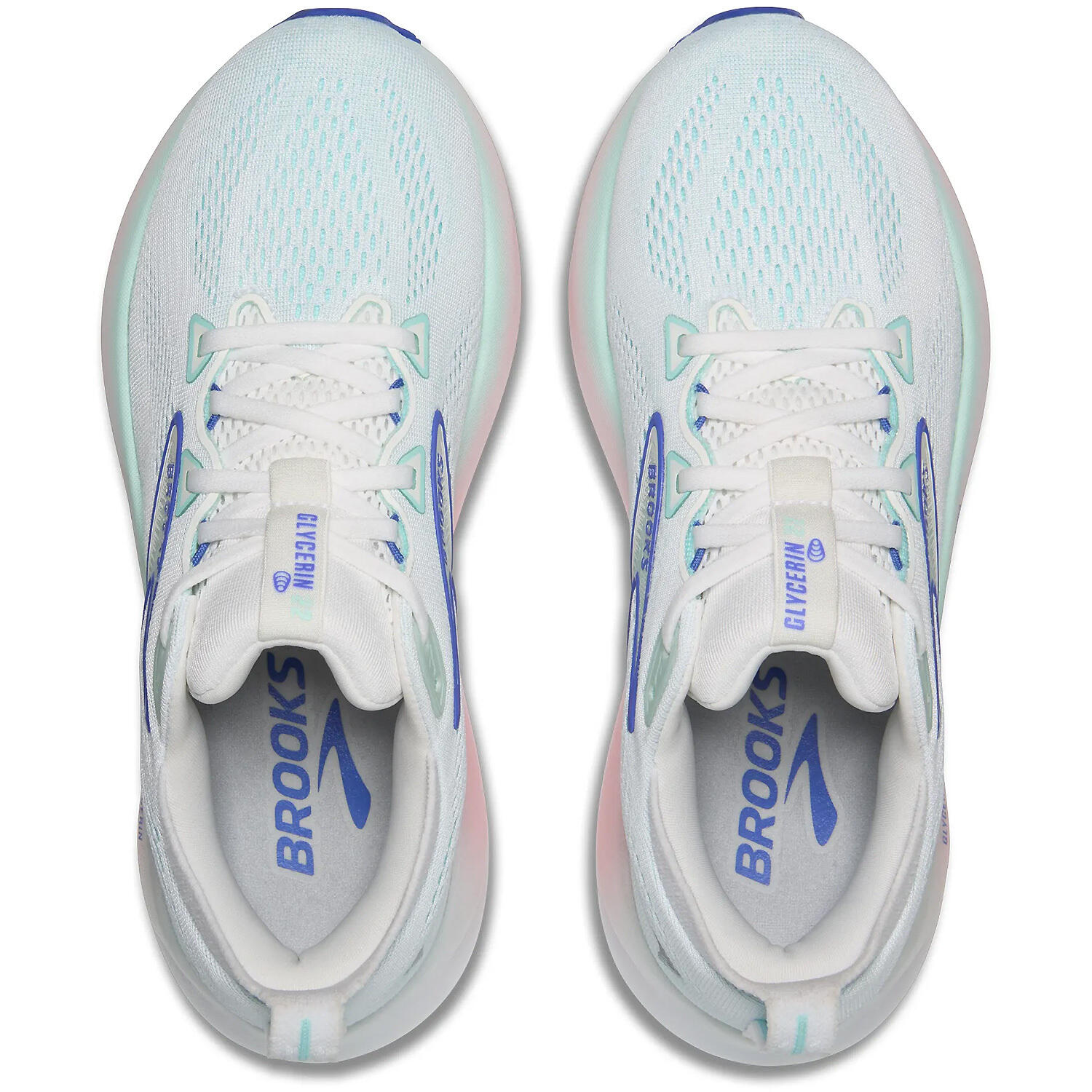 Hardloopschoenen Vrouw Brooks Glycerin 22 Wit 6/7