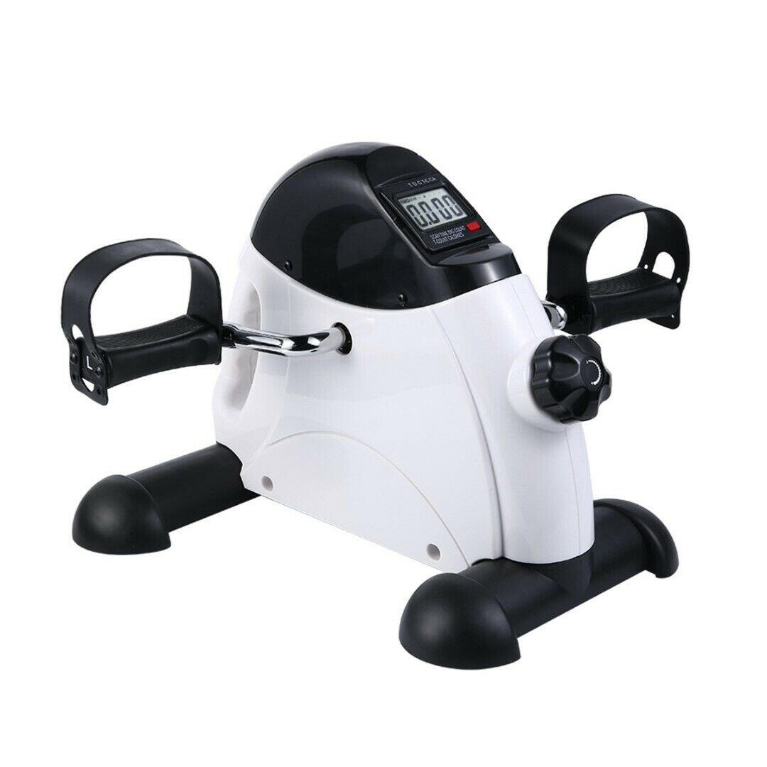 Hacienda Portable Pedal Exerciser w/ LCD Monitor Tracking (Black & White)
