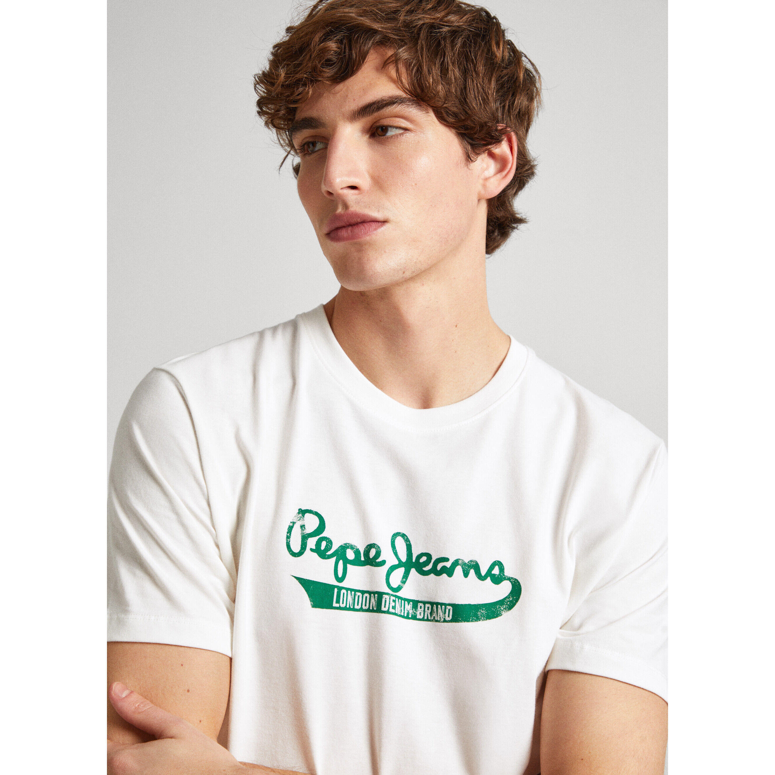Camisetas para Hombre Pepe jeans  Blanco 6/6
