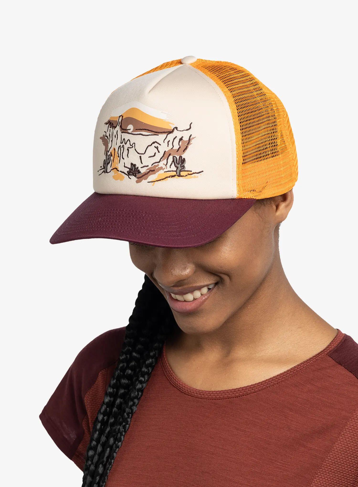 Czapka z daszkiem BUFF TRUCKER CAP SYLVA APRICOT 4/7