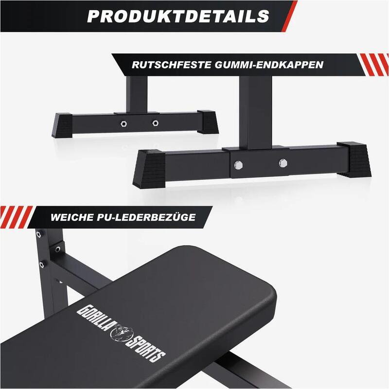 Banca piept cu suport reglabil, Gorilla Sports®