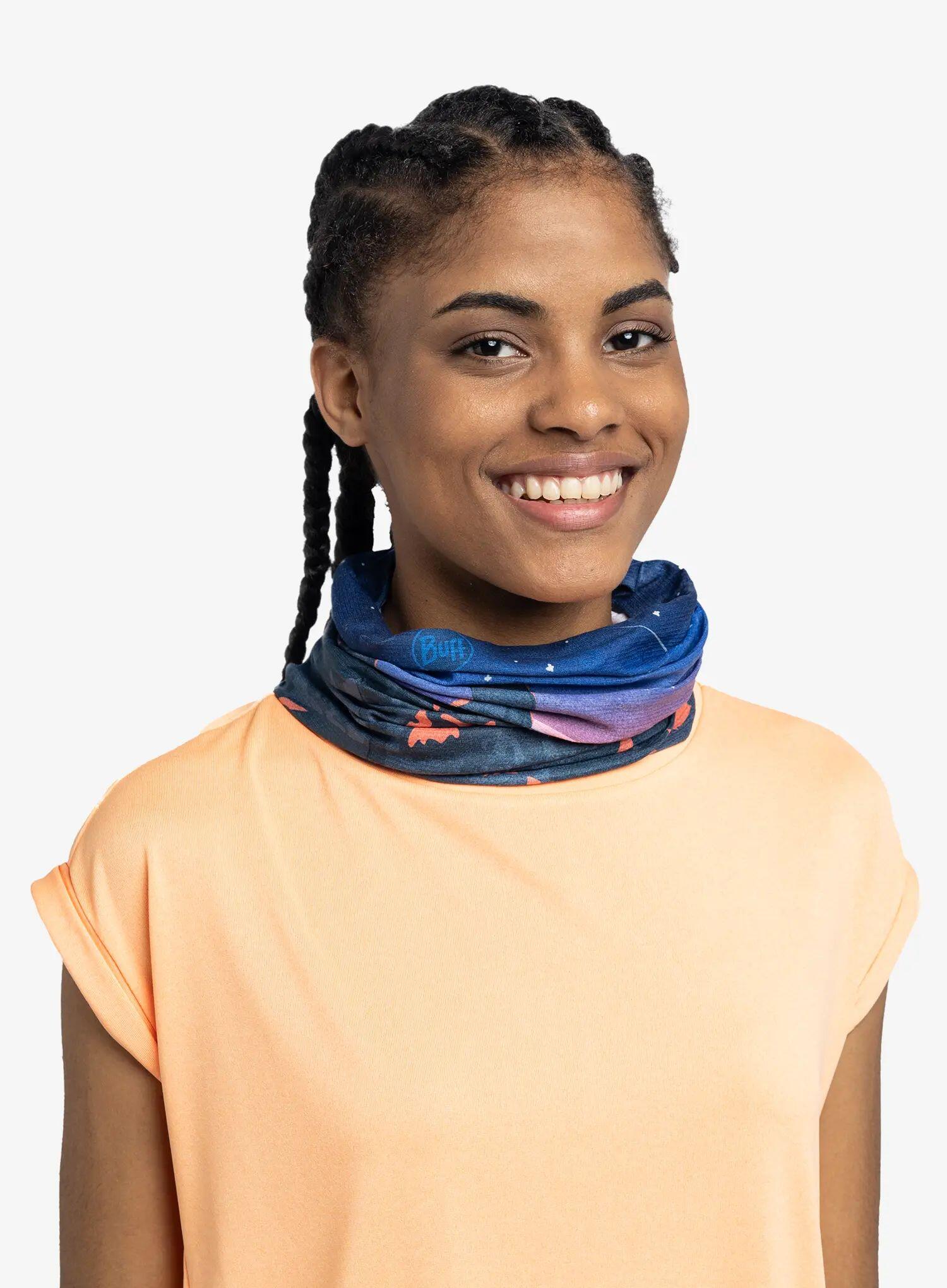 Braga de cuello CoolNet UV® Unisex Buff Azul oscuro 3/7