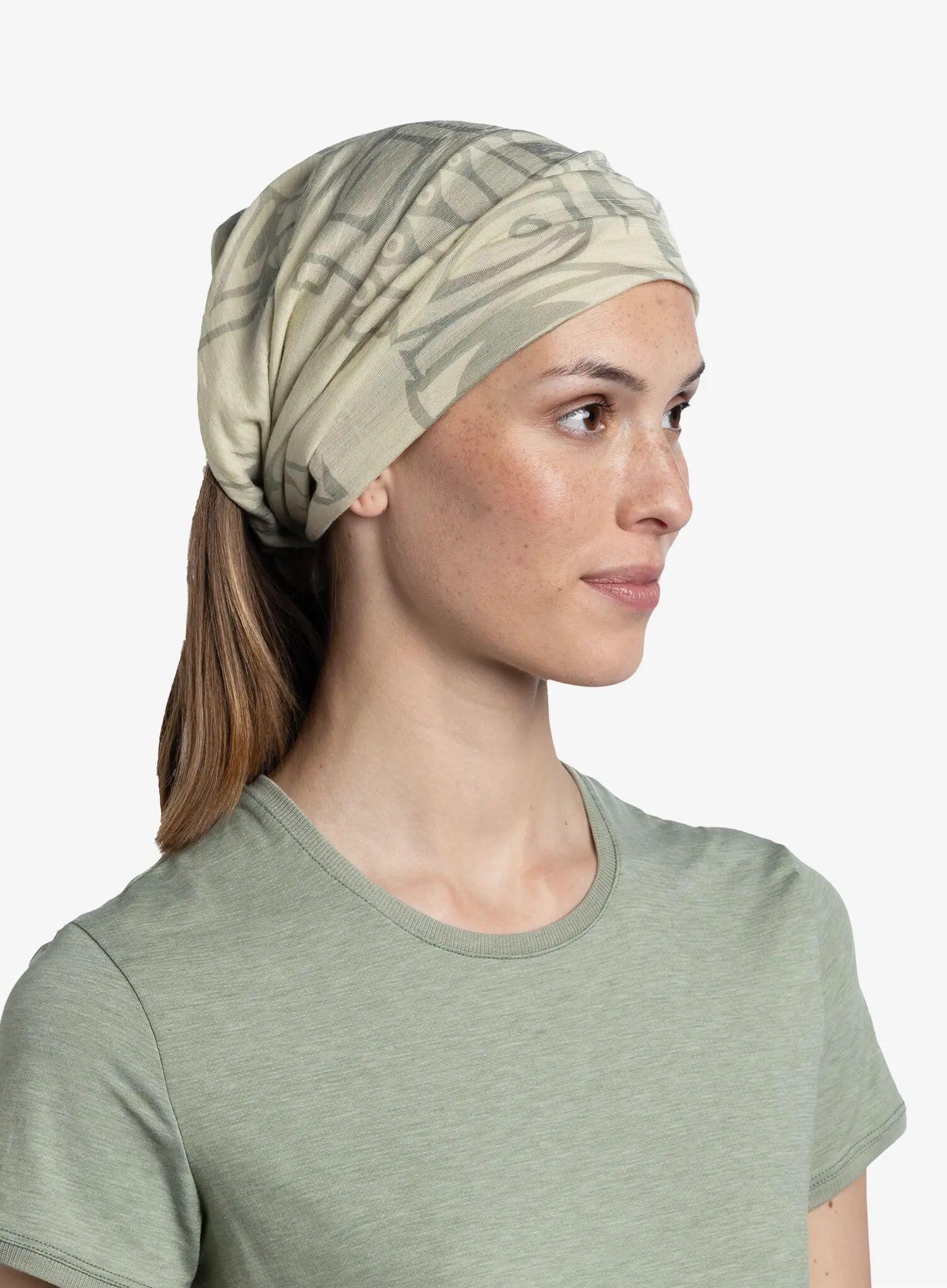 Bandana BUFF MERINO LIGHTWEIGHT COZUMEL PISTACHIO 4/5