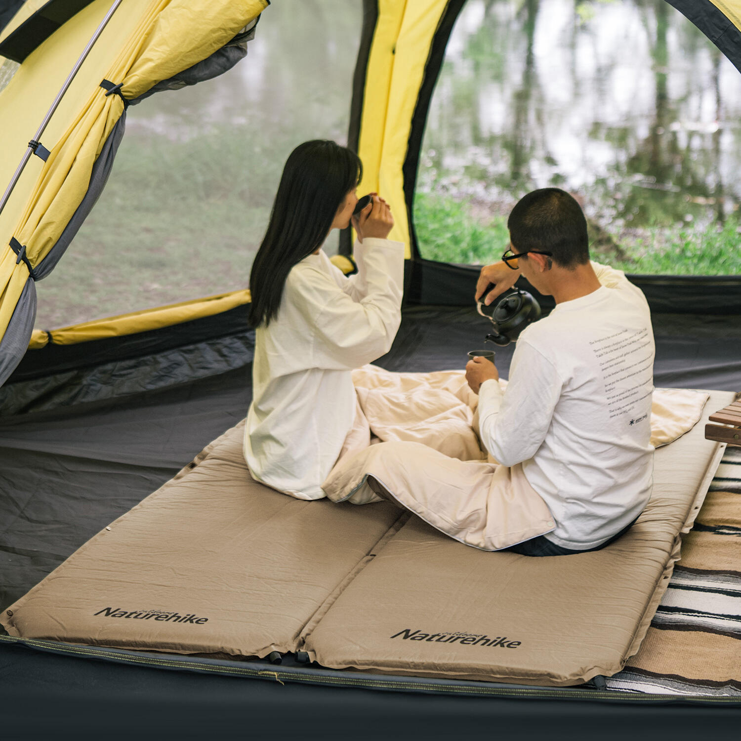 Colchón hinchable Individual Naturehike Khaki 5/7