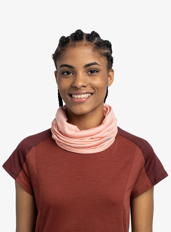 Chusta wielofunkcyjna Buff Merino Lightweight - solid coral
