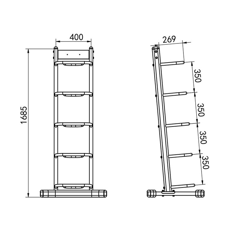 Suport comercial pentru sac de antrenament Hms STR42
