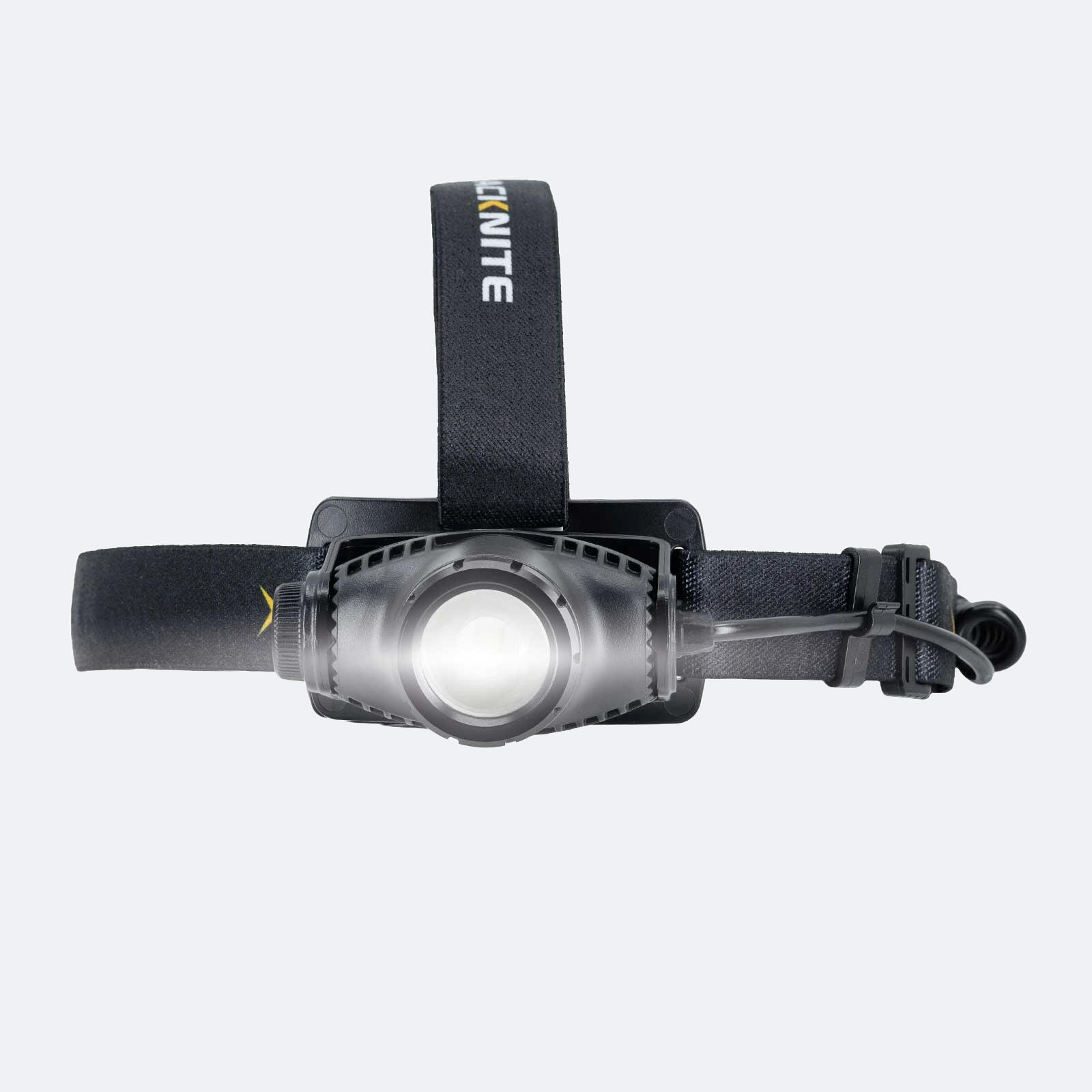 HACKNITE Linterna frontal LED - 1000 lúmenes - Noctila 1000R - Recargable - Función zoom