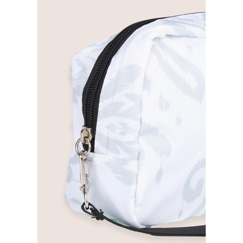 Trousse à imprimé floral avec cordon