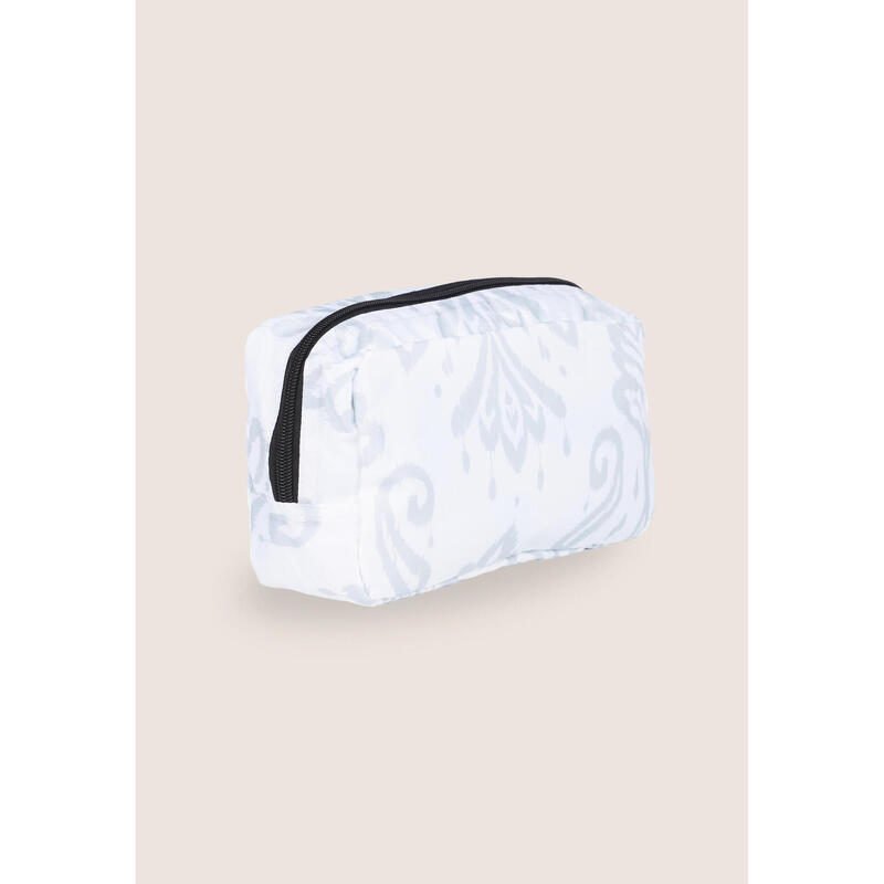 Trousse à imprimé floral avec cordon