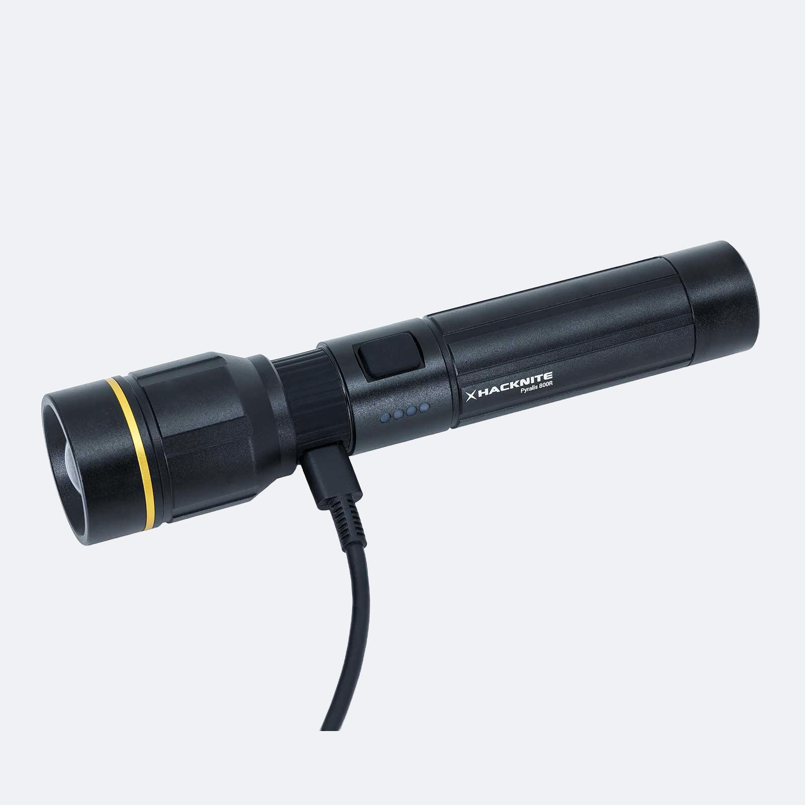 Lanterna LED - 800 Lúmens - PYRALIS 800R - Recarregável - com zoom axial 3/5