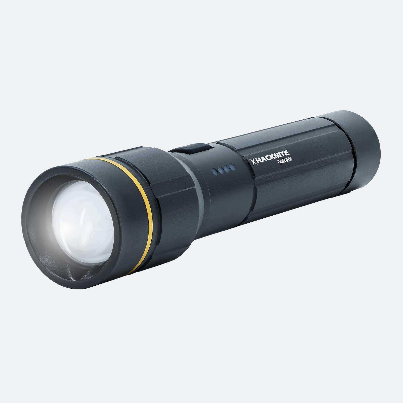 Hacknite - Lampe Torche Led - 800 Lumens - Piralys 800r - Rechargeable - Avec Zoom Axial - Lampe Torche - Noir - No Size - Decathlon