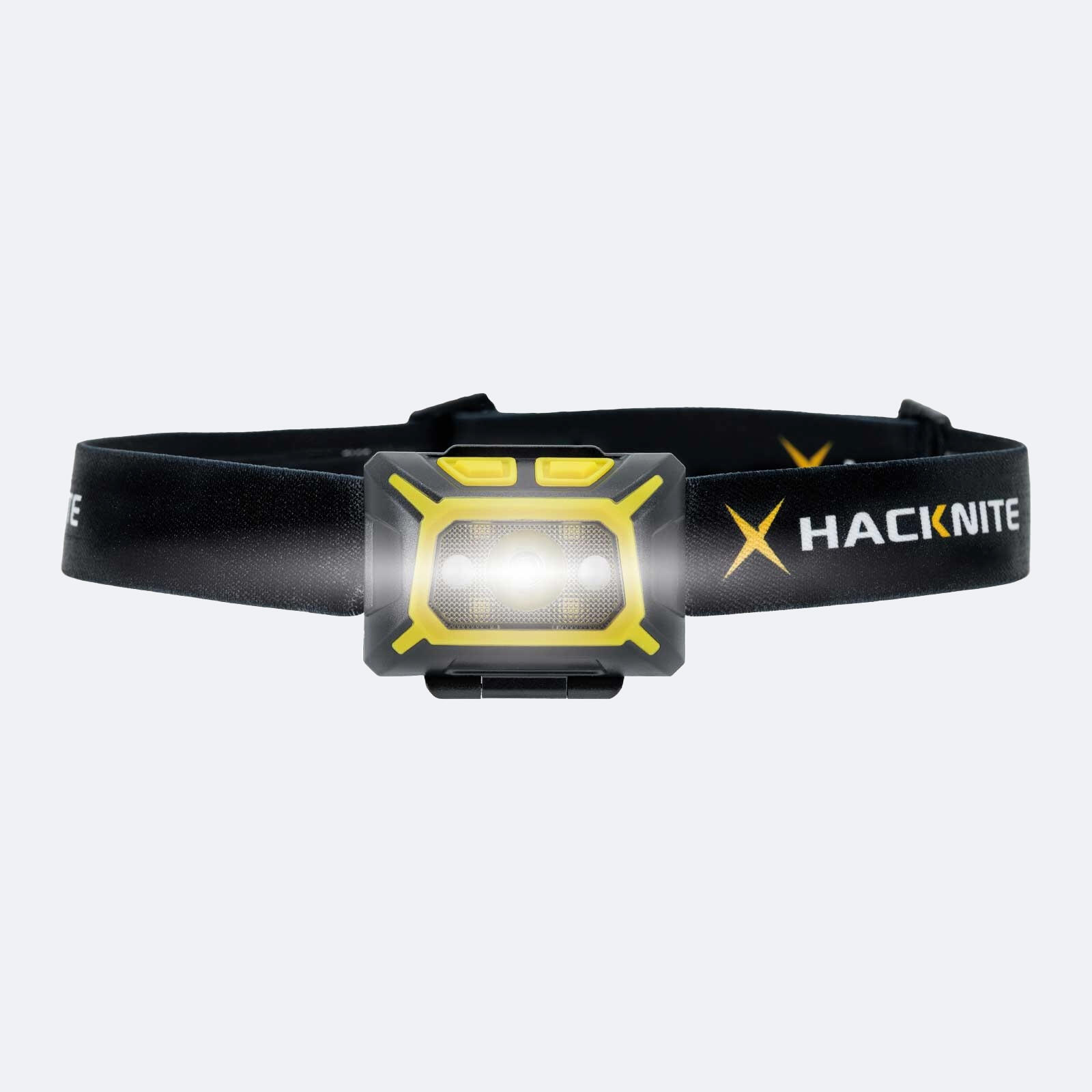 HACKNITE Linterna frontal LED - 350 lúmenes - CANDELA 350H - Recargable - Regulable