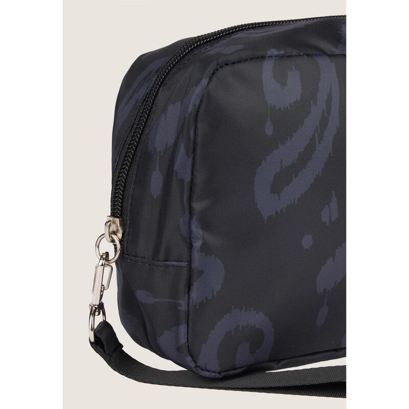 Trousse à imprimé floral avec cordon