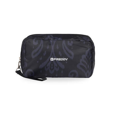 Trousse stampa floreale con laccetto