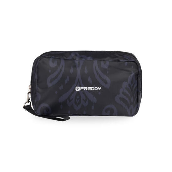 Trousse stampa floreale con laccetto