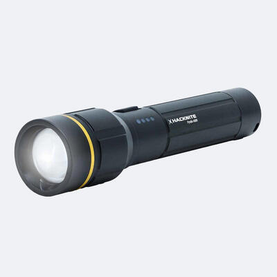 Led-zaklamp - 400 lumen - pyralis 400r - oplaadbaar - met axiale zoom