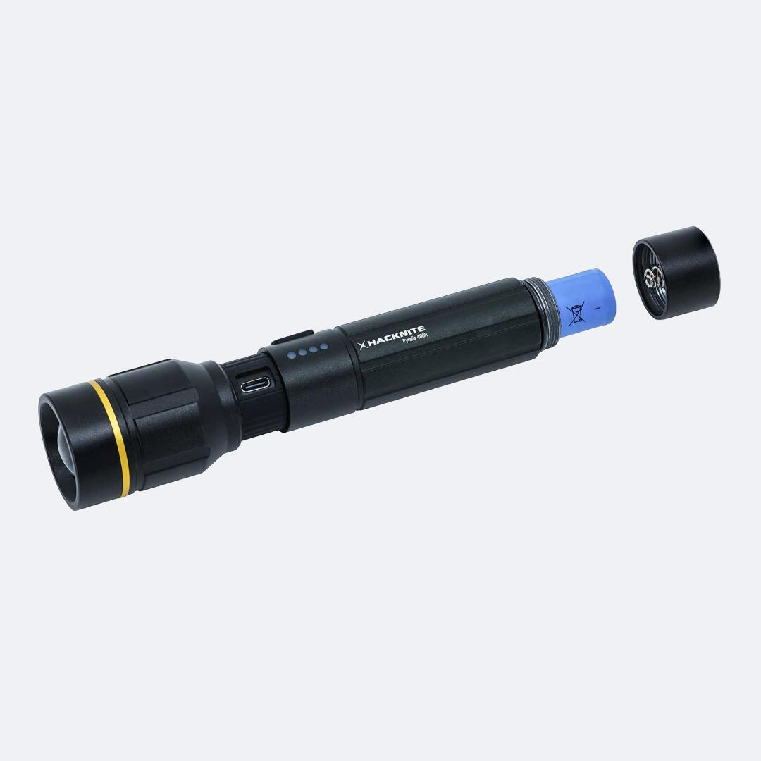Lampe Torche LED - 400 Lumens - PYRALIS 400R - Rechargeable - avec zoom axial 4/5