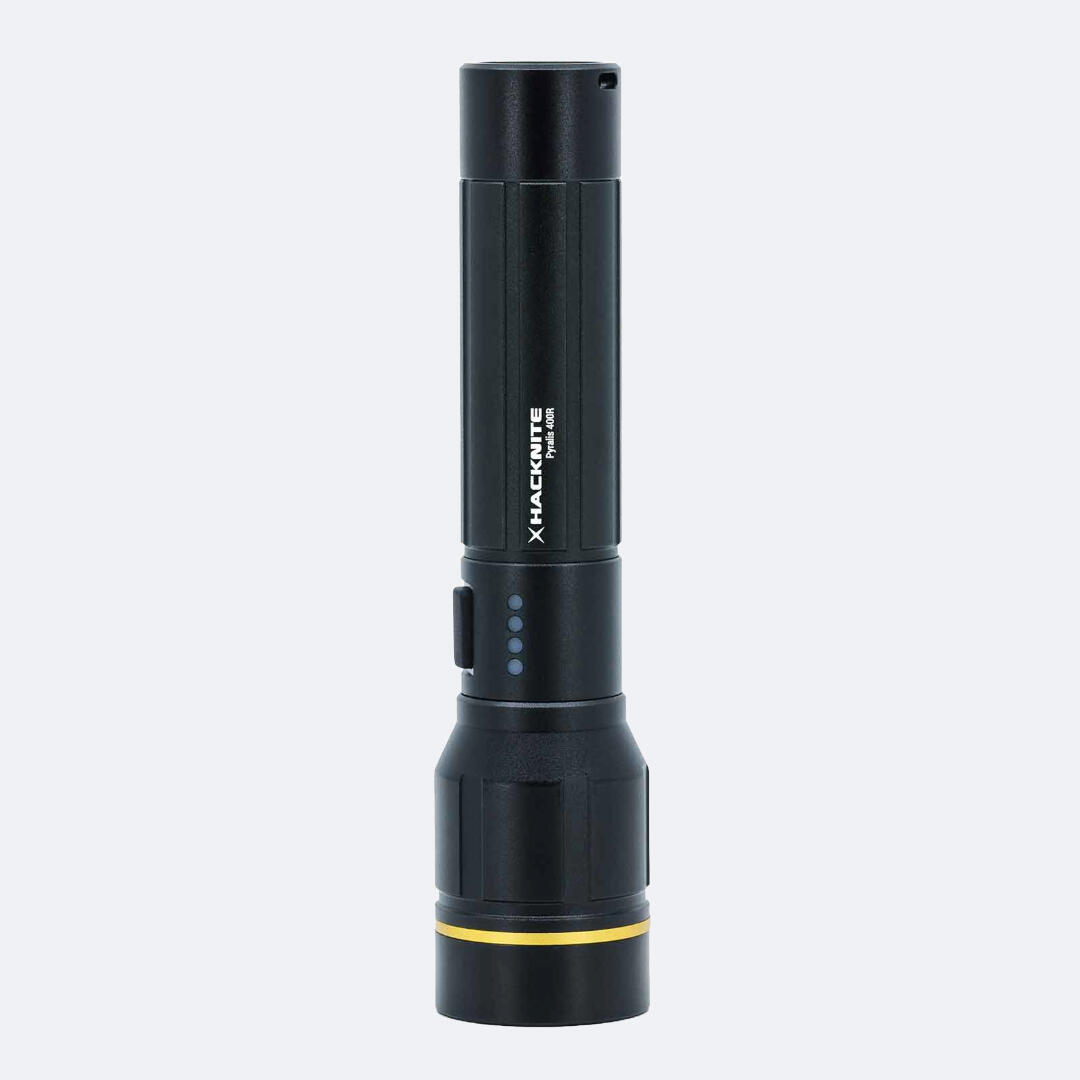 Lampe Torche LED - 400 Lumens - PYRALIS 400R - Rechargeable - avec zoom axial 2/5