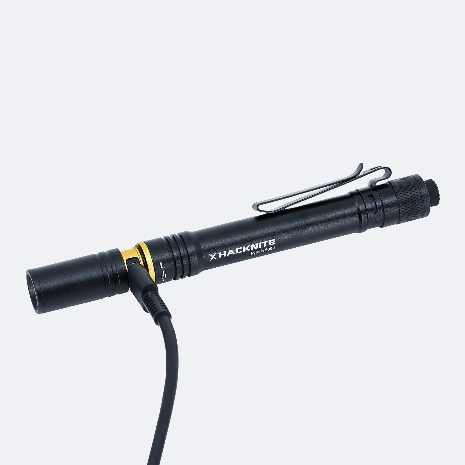 Lampe Torche LED - 200 Lumens - PYRALIS 200H - Hybride Rechargeable et piles 3/4