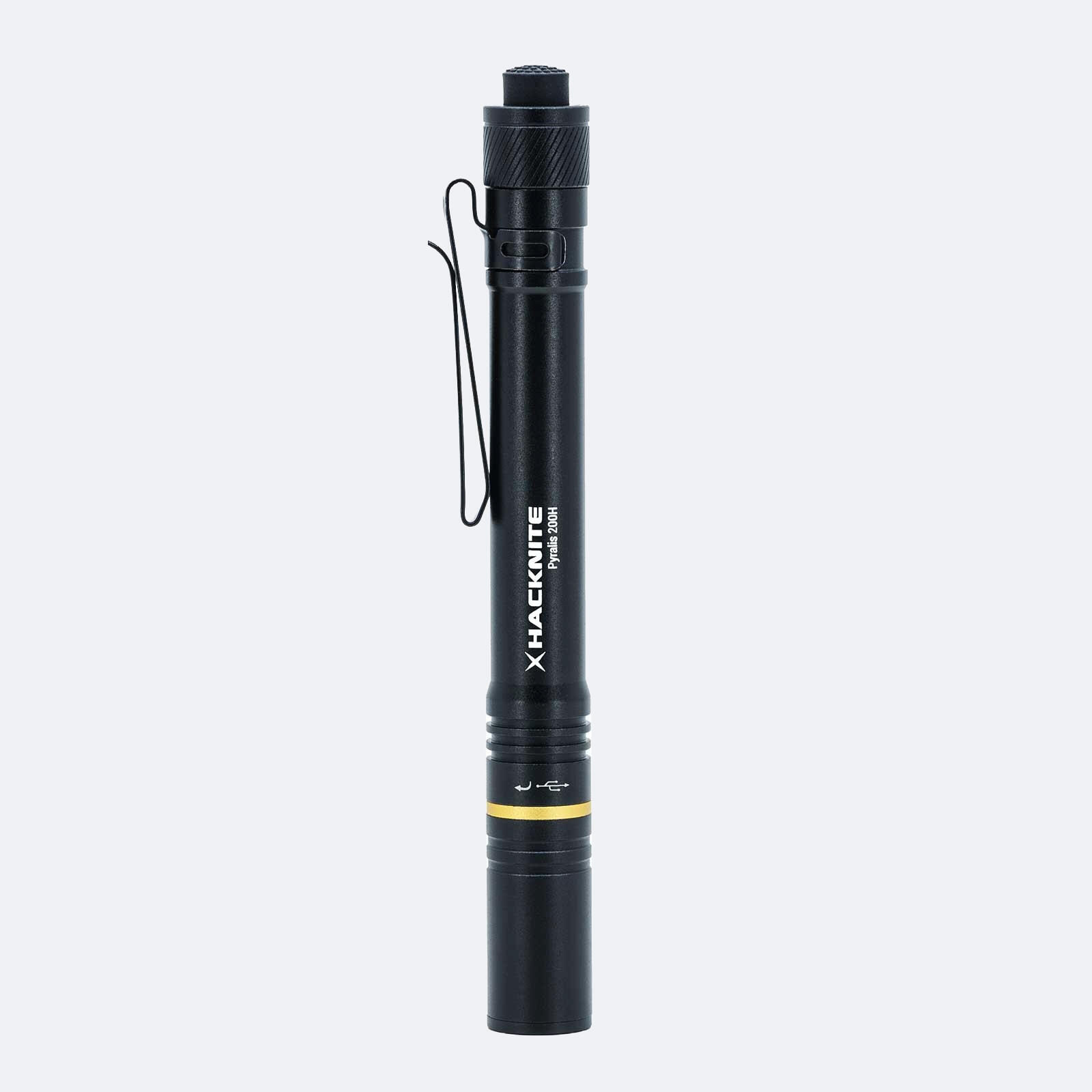 Lampe Torche LED - 200 Lumens - PYRALIS 200H - Hybride Rechargeable et piles 2/4