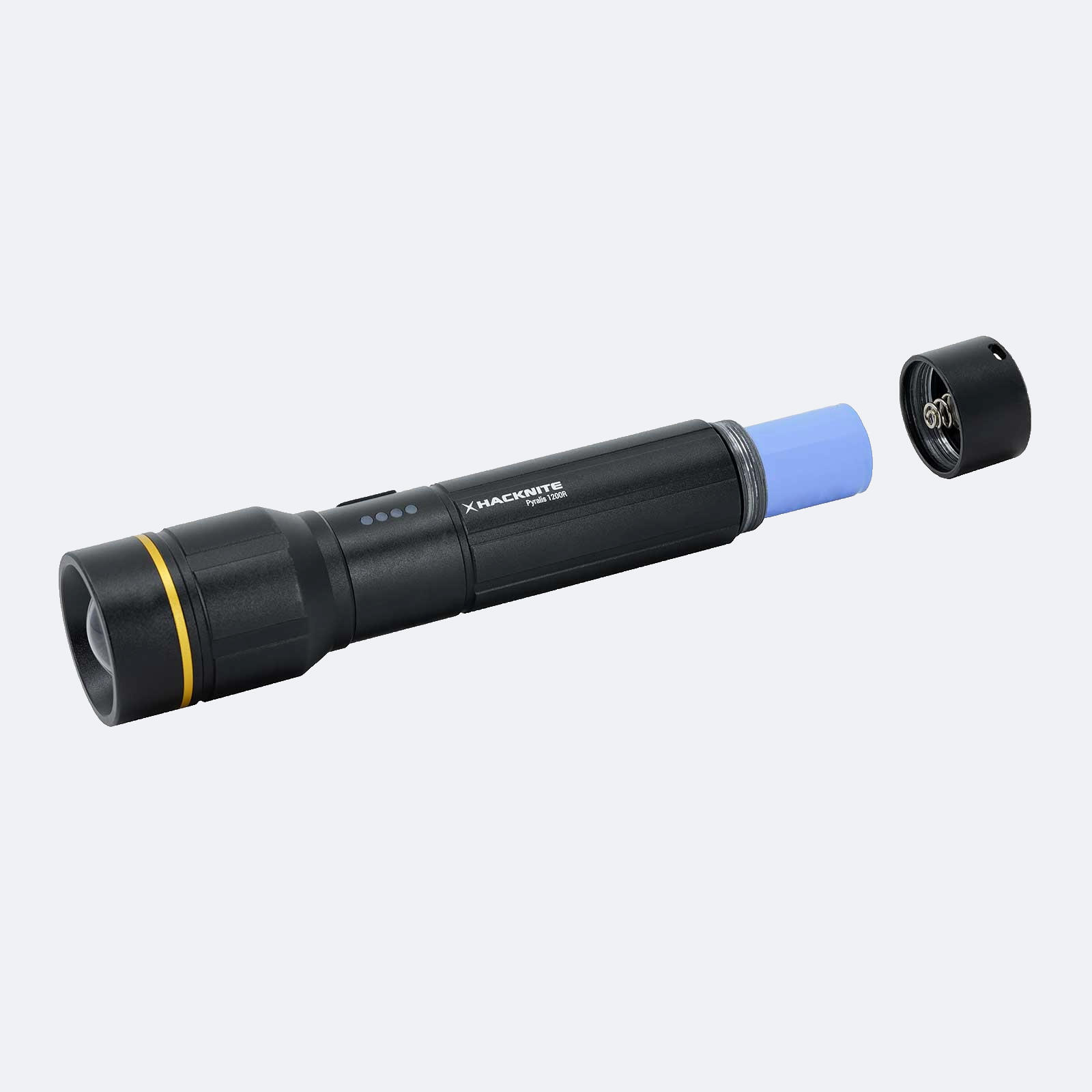 Lampe Torche LED - 1200 Lumens - PYRALIS 1200R - Rechargeable - Fonction zoom 4/5