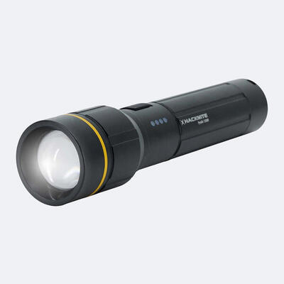 Led zaklamp - 1200 lumen - piralys 1200r - oplaadbaar - zoomfunctie