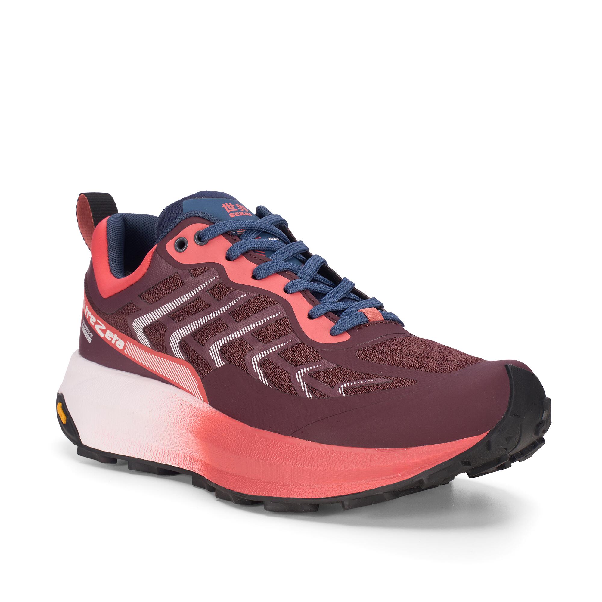Trezeta - Chaussures De Randonnée Femme Trezeta Sekai Waterproof - Chaussures De Sport - Noir|rouge - Decathlon