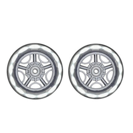 Set 2 roues lumineuses blanches GO-UP/PRIMO/ELITE/ EXPERT/FLOW