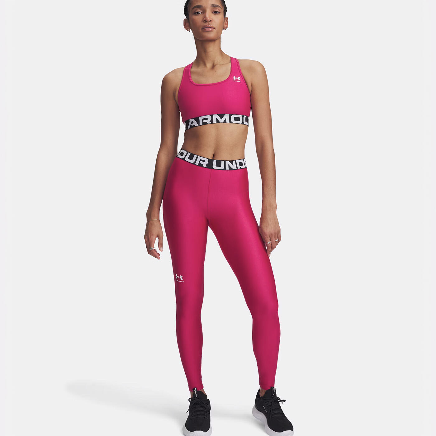 Legging HeatGear® Fuchsia ombré pour femme 3/3