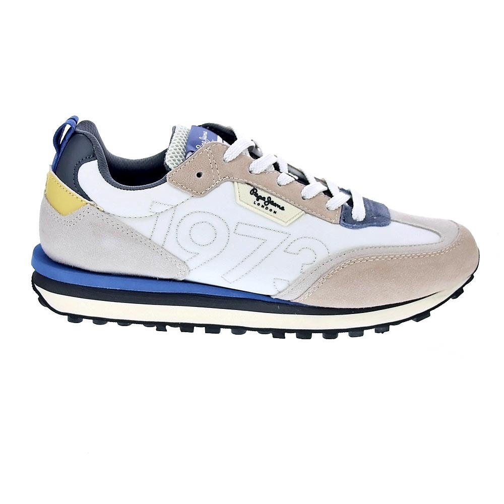 Pepe Jeans - Baskets Pepe Jeans Modèle Pls40035 Pour Femmes - Baskets - Beige|noir - Decathlon