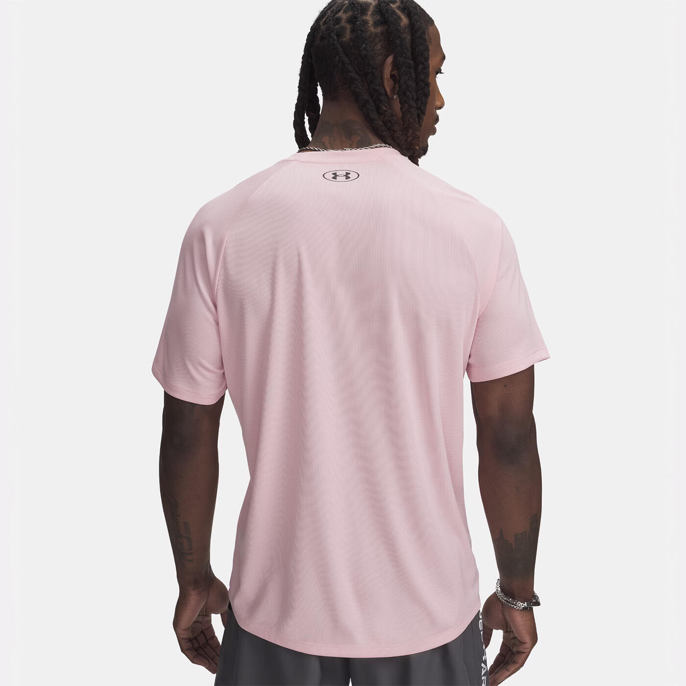 T-shirt texturé UA Tech™ pour homme Rose prime 2/2