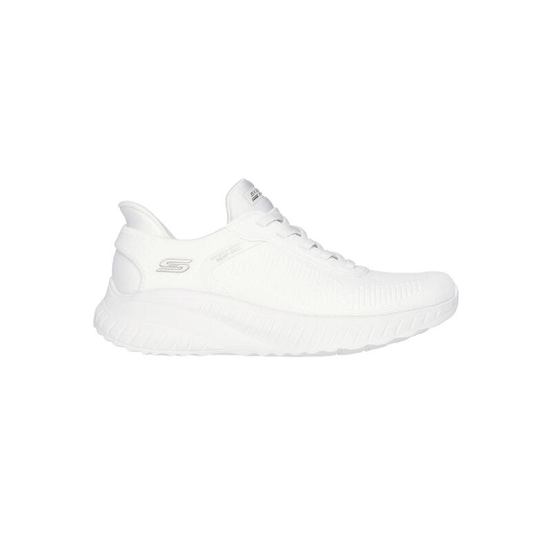 Pantofi Sport Skechers Model Bobs Squad Chaos Culoare Alb