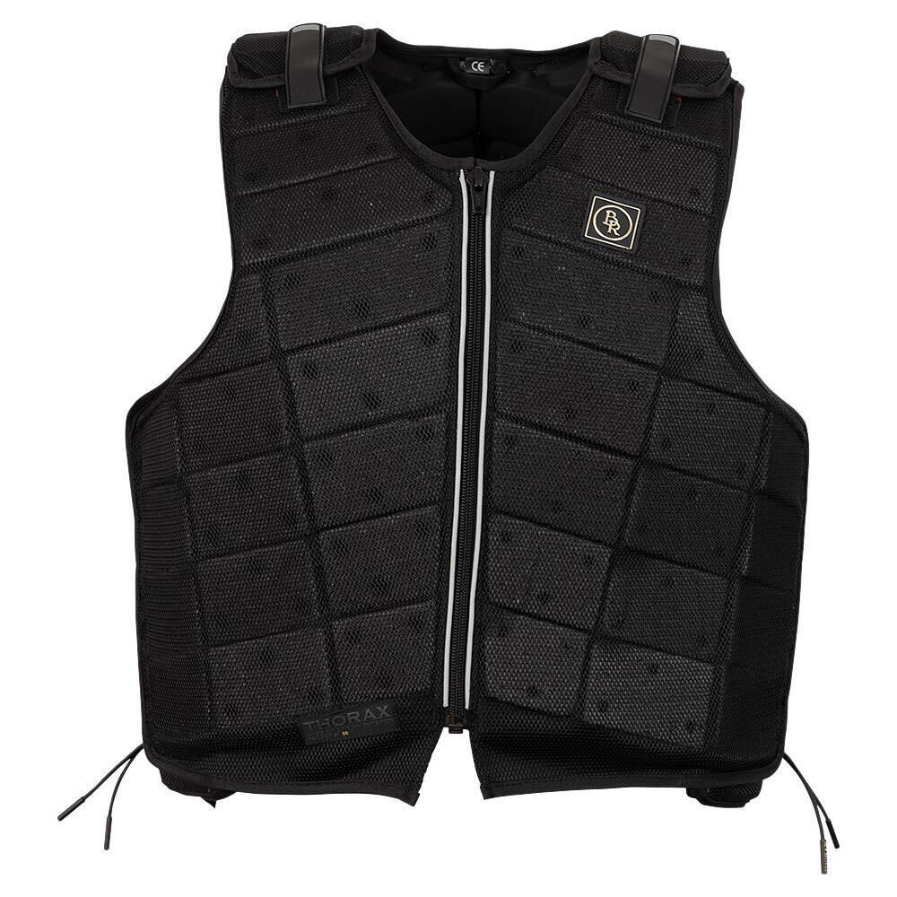 Br - Gilet Équitation Enfant Br Equitation Thorax - Gilet De Protection - Noir -  8 À 10 Ans - Decathlon