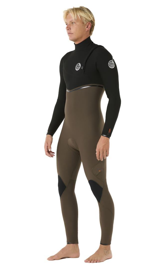 Pianka do pływania męska Rip Curl E Bomb 4/3 mm Zip Free deep rock 5/7