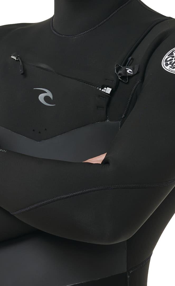 Combinaison surf homme - zip poitrine - Dawn Patrol 5/4 mm avec doublure 4/7