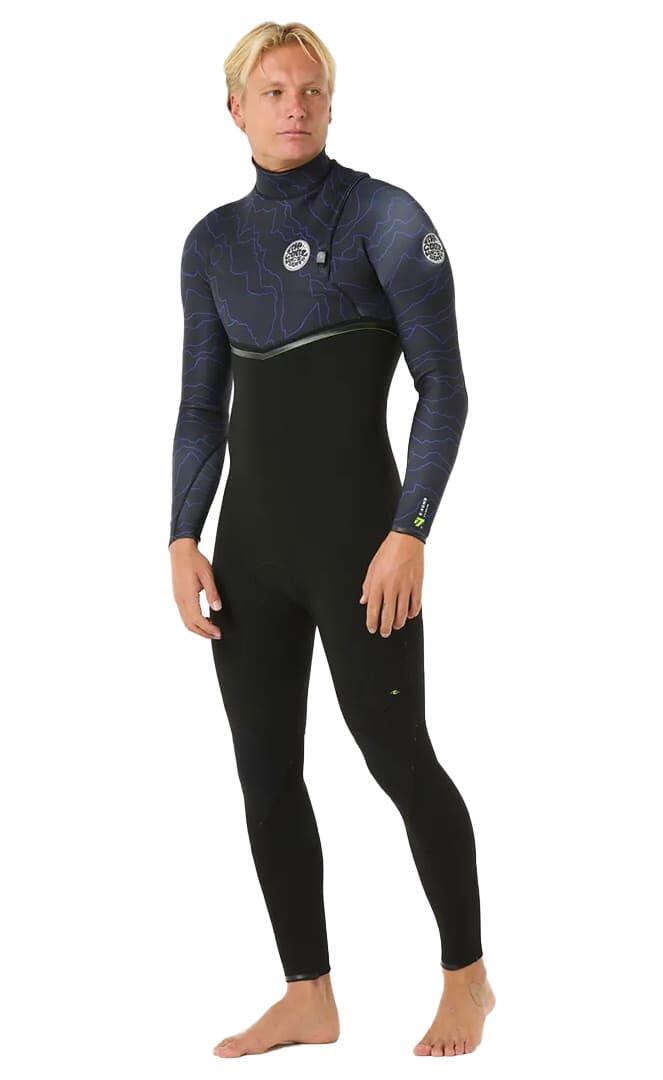 Pianka do pływania męska Rip Curl E-Bomb 4/3 mm Zip Free wild berry 6/7