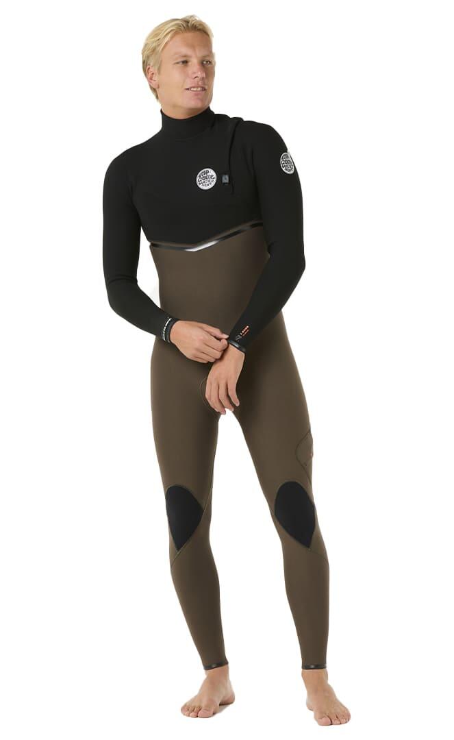 Pianka do pływania męska Rip Curl E Bomb 4/3 mm Zip Free deep rock 6/7
