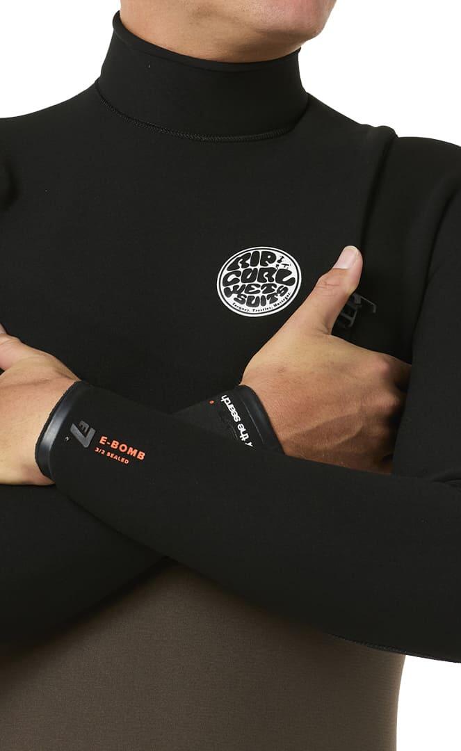 Pianka do pływania męska Rip Curl E Bomb 4/3 mm Zip Free deep rock 4/7