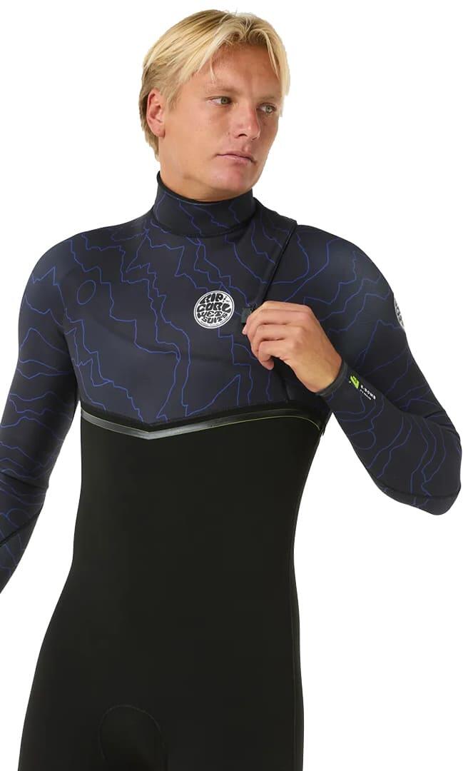 Pianka do pływania męska Rip Curl E-Bomb 4/3 mm Zip Free wild berry 3/7