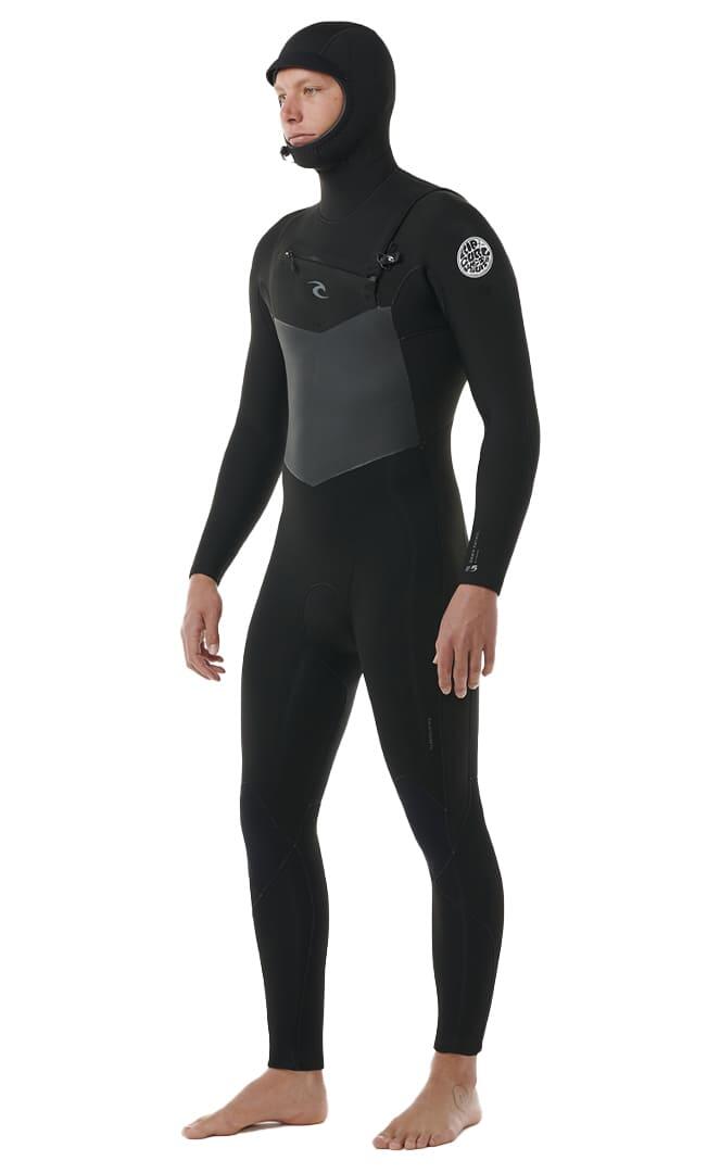 Combinaison surf homme - zip poitrine - Dawn Patrol 5/4 mm avec doublure 5/7