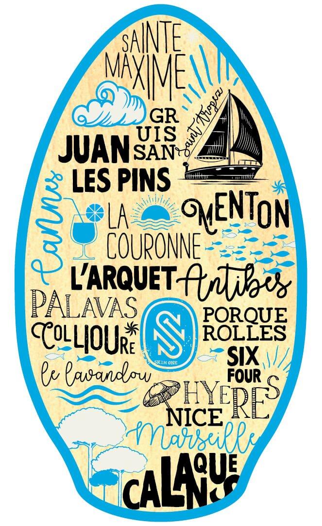 SKIM ONE Serie Destino Mediterranee 41 Tabla de Skimboard
