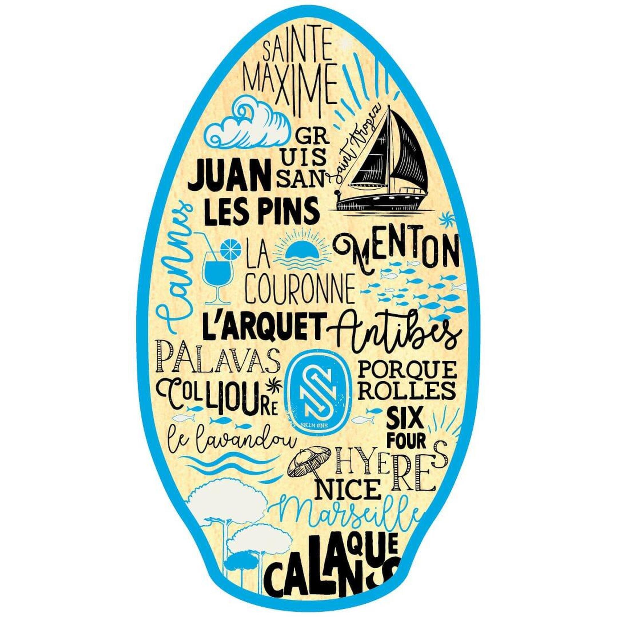 Brunelli Skimboard Skipper - Planche Surf Sable Et Vagues - 91cm 99cm 104cm