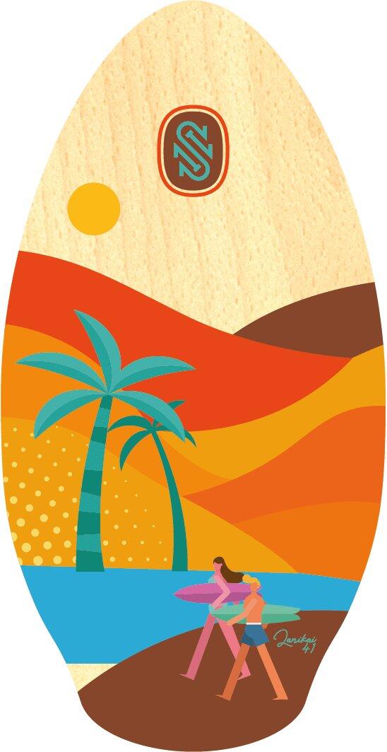 SKIM ONE Serie de Madera Buterflauii 41 Plancha de Skimboard