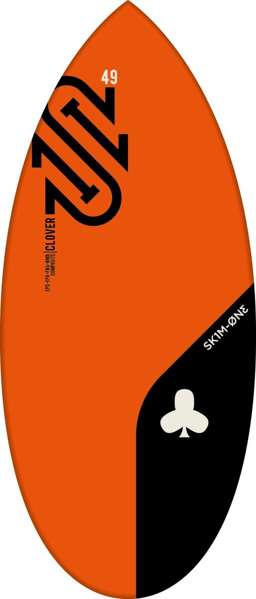 SKIM ONE Serie Clover 49 Plancha de Skimboard Epoxi