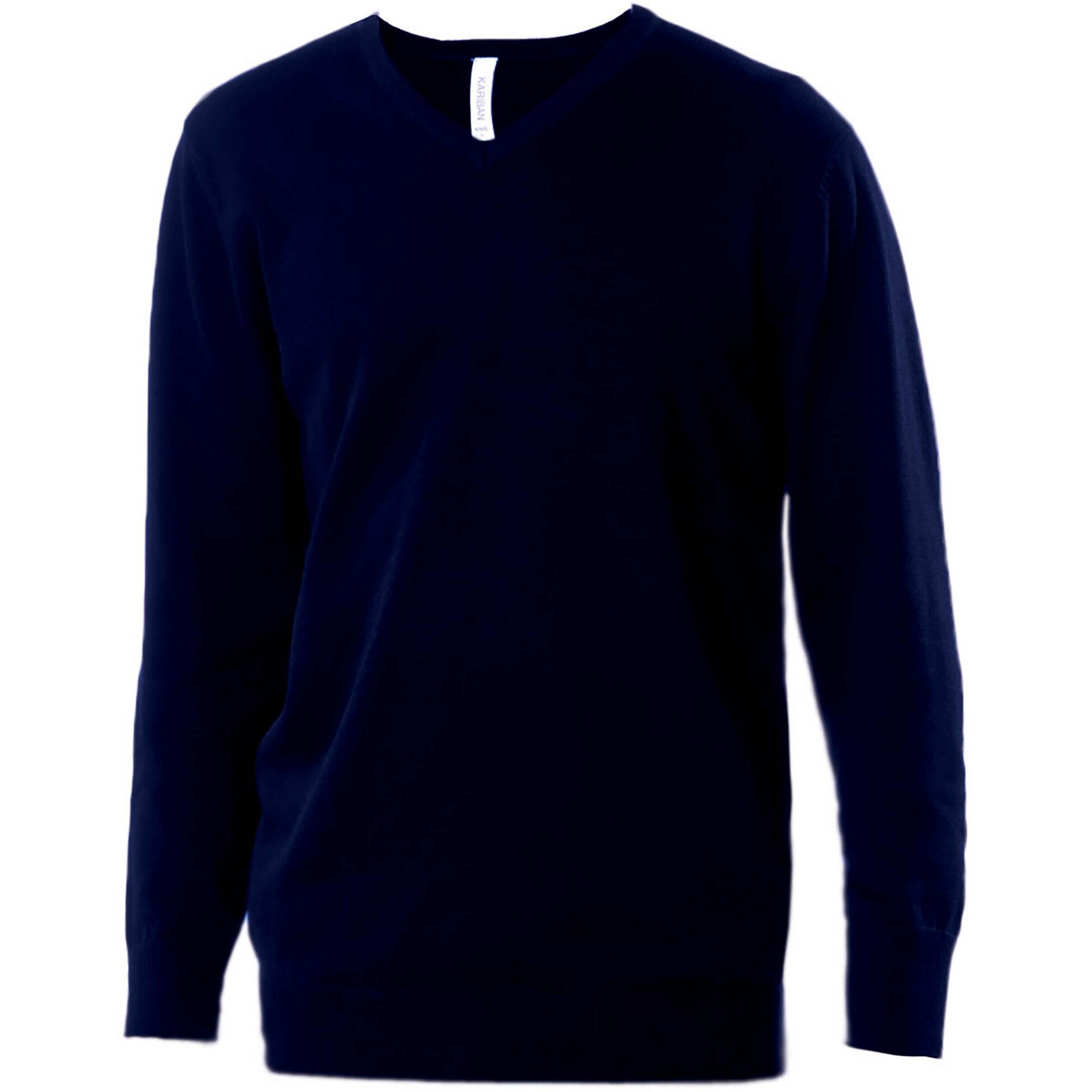Kariban - Pull Kariban Col V - Pull - Bleu - 40 M - Decathlon