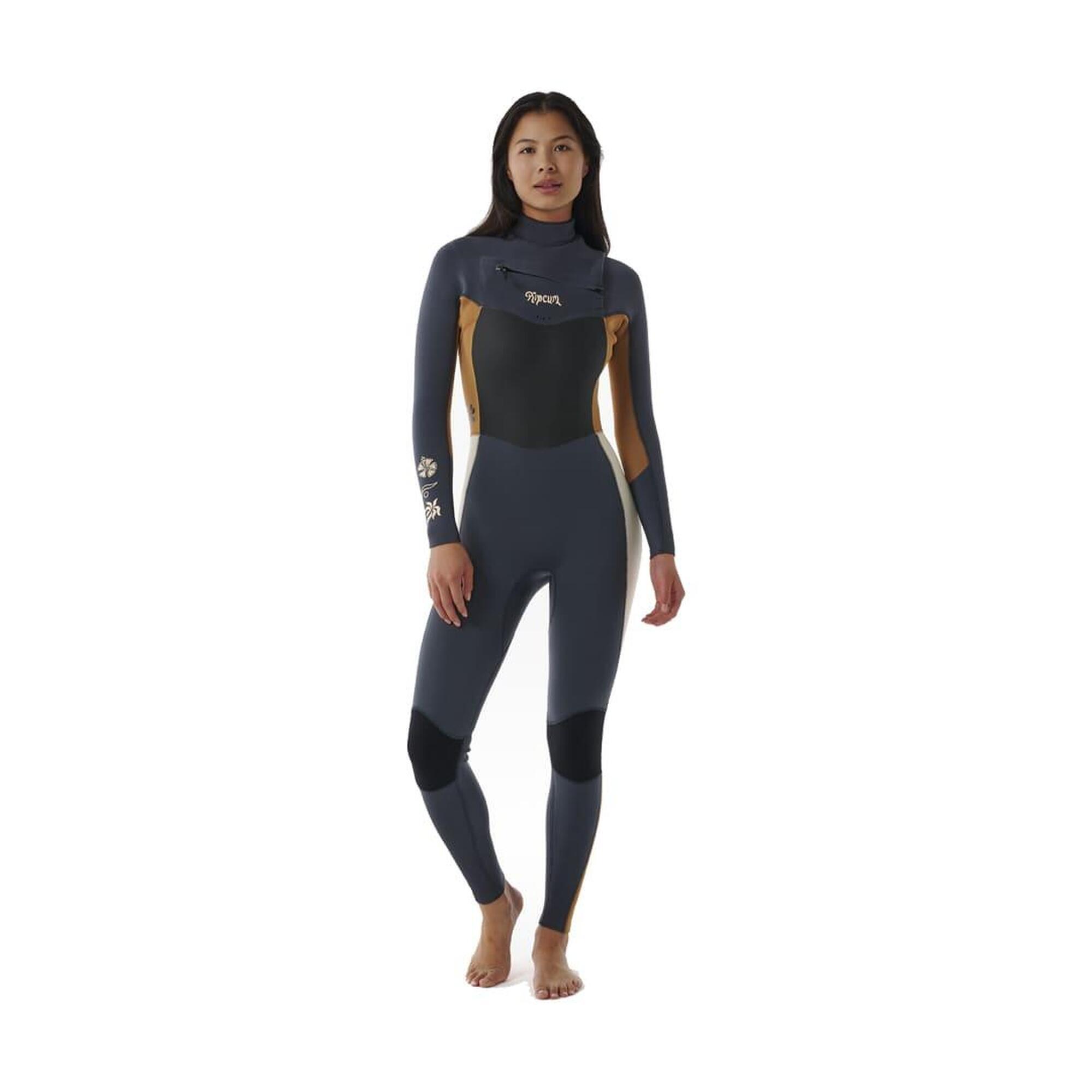 Rip Curl - 3/2 Dawn Patrol - Combinaison Surf Femme - Combinaison De Surf - Marron - 40 M - Decathlon