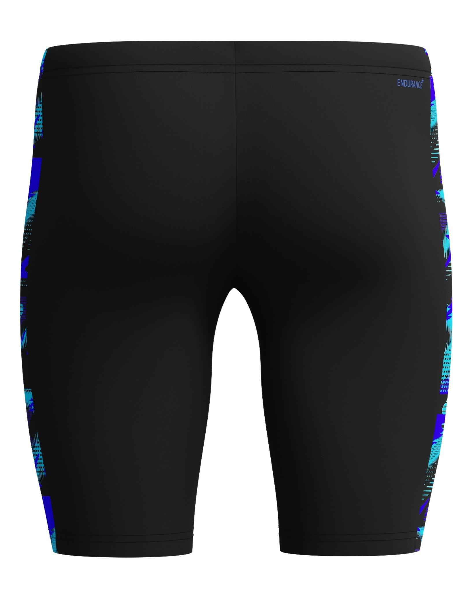 Speedo Hyperboom Panel Swim Jammers - Black/Blue 2/6